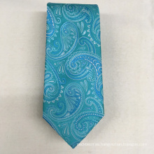 Diseño italiano de Paisley Jacquard Oem de calidad superior para corbata de lujo 100% seda